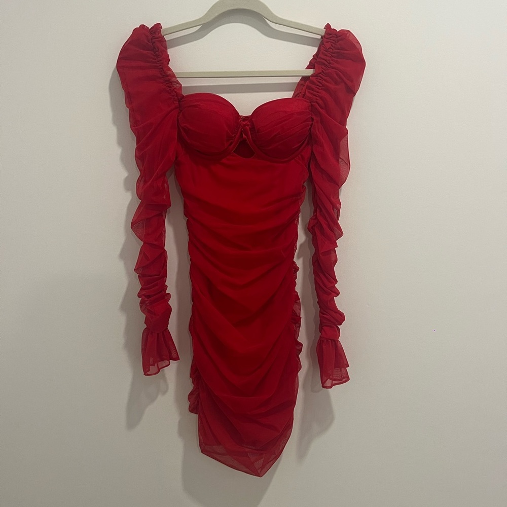 Oh Polly - Red Dress - US 2/UK 6